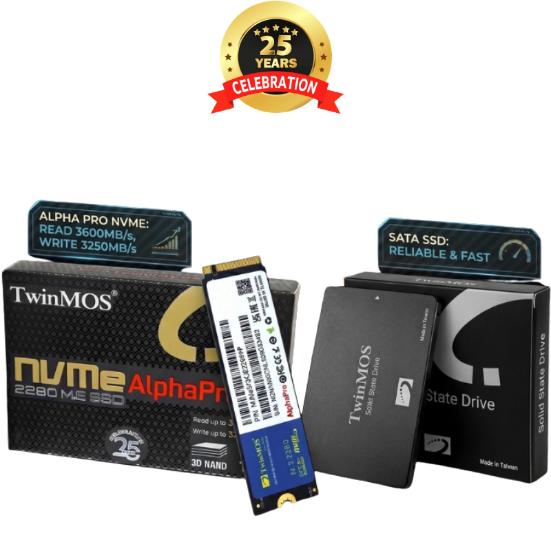 TWINMOS 25 YEARS OF INNOVATION & UNSTOPPABLE SPEED